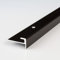PROVISTON | Einfassprofil | Aluminium eloxiert | Bronze Dunkel | Breite 28 mm | Höhe 5 mm | Länge 2700 mm | Gebohrt | Abschlussprofil | Einschubprofil | Abschlussleiste | Bodenprofil | 1 Stück