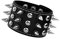 JJDreams Lederarmband Punk Nieten Armband Gothic Druckknopf Breit Armreif Schwarz Rock Manschette