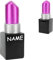 alles-meine.de GmbH Spardose Verschiedene Modelle wählbar mit Verschluss - aus Kunstharz/Polyresin Lippenstift/pink - rosa inkl. Name - mit Verschluss - aus Polyresin..