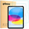 Whioltl 2 Piezas, Protector de Pantalla para iPad 10 (10,9 Pulgadas, 2022 Modelo, 10.ª Generación), Cristal Vidrio Templado, 9H,Alta Definicion,Anti-Arañazos, Screen protector