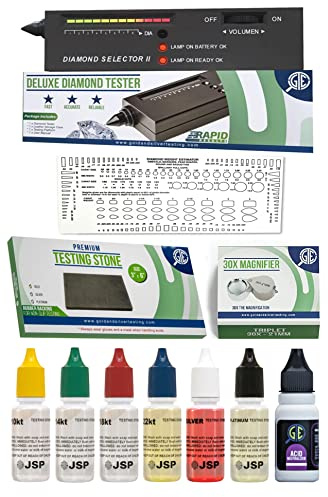 Purity Testing Kit for Diamonds Gemstones Moissanites Gold Silver and Platinum Jewelry Electronic Digital Diamond Tester Machine JSP GTE