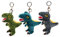 XineYuor 3PCS Peluche Dinosaure Porte Clé,Porte Clef en Peluche Dinosaure,Porte-Clés Dinosaure Party Jouet,Anniversaire Dinosaure Cadeau,Jouet en Peluche Douce T-Rex