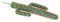 Garneck Figurine De Cactus Décorative De Jardin Modèle De Cactus À 3 Branches Légère Et Robuste pour Lintérieur