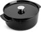 KitchenAid Olla de Hierro Fundido con Tapa, Cast Iron, Negro ónix