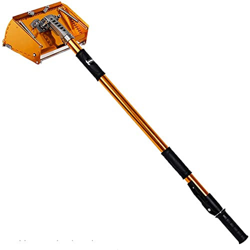 Teleskopstange, 22,9 Cm, Professionelle Trockenbau-flach-dekorbox Mit Griff, 101,6–162,6 Cm, Verstellbarer Kastengriff, Spachtel, Flache Aluminium-spachtelbox, 120° Verstellbar, Zum Verputzen Verschie