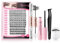 Beauty7 Diy Extension de Cils Kit 103pcs Faux Cils Individuel 3 Styles Bouquet Cils 13mm-16mm avec Bond and Seal Applicateur Pince Crème Dissolvant de Colle Recourbe-cils DIY Cils Ensemble