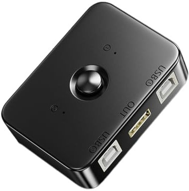 Zeizafa Drucker USB 2-Port USB Splitter Für Druckerfreigabe Druckerfreigabe Auswahl Druckerfreigabe Computer Druckerfreigabe USB Druckergerät