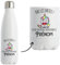 Bouteille Gourde Isotherme Prénom personnalisable bas les pattes | Thermos idée cadeau personnalisé drôle et original (Licorne)