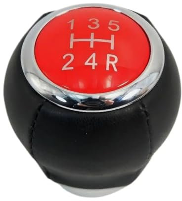 CMLGWL Schaltknauf Für Subaru Für Impreza Für WRX STI Für Outback Für Forester 2009 2010 2011 2012-2014 2015 2016 Auto Schaltknauf Hebel Shifter Handball Schalthebel(Red 5 Speed)