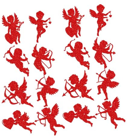 RORPOIR 2sätze Valentinstag Wandtattoos Dekorationen Mit Liebespfeil-design Für Fenster Und Wände Romantische Aufkleber Für Hochzeiten Und Jahrestage Einfach Anzubringen Und Praktisch