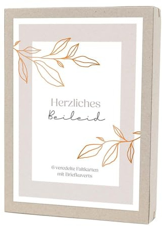 Kartenbox - Herzliches Beileid: Kartenbox