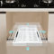 Mamakura Pull Out Cabinet Organiser，Expandable Slide Out Drawer Adjustable Width （11.81 - 19.68） Deep （16.3 - 21.73） for Kitchen Cabinets，No Drilling and Nailing（White