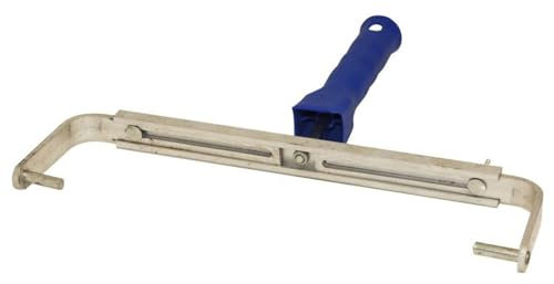 Porte-rouleau réglable pour rouleaux de 40 cm à 60 cm de large - Avec poignée ergonomique pour une peinture précise, confortable et efficace