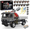 Mould King 19016 Technik Mobiler Kran LKW Modell, 3767 Teile APP Fernbedienung elektrisch Projekt Wagen Technologie RC Truck ferngesteuert Klemmbausteine Bausatz