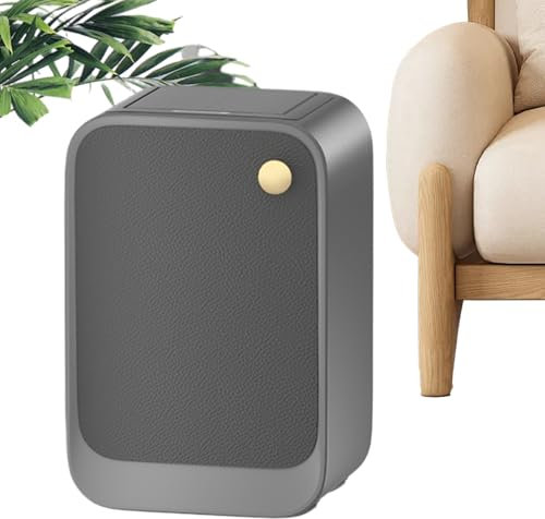 Kasmole Poubelle Intelligente,Poubelle à Couvercle Sans 20L - Corbeille À Ouverture Latérale Haute Sur Pieds Pour Cuisine Salle De Bains Salon Buanderie Garage Toilette Maison Bureau