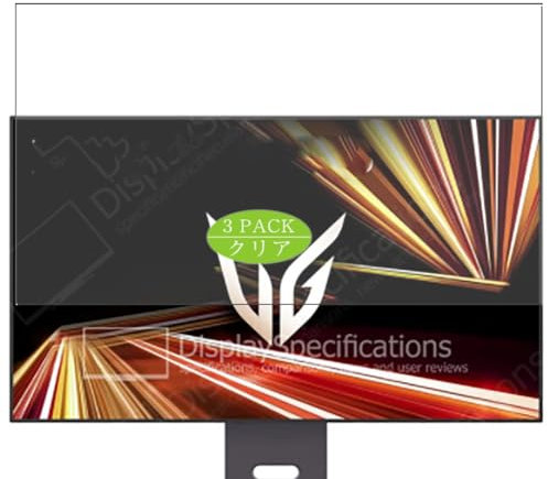 3 Pezzi Pellicola Protettiva, compatibile con LG 32GX870A 31.5 Monitor Screen Protector Protezioni Schermo (Non Vetro Temperato)