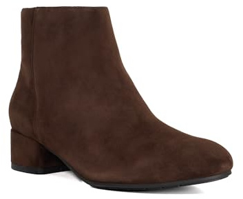 Dune London Ladies PIPPIE Wide Fit Ankle Boots Suede