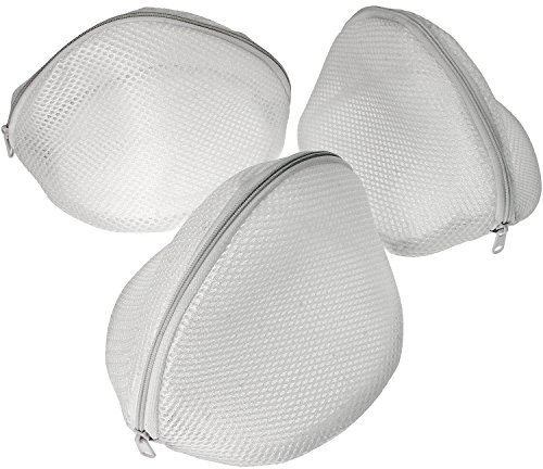 igadgitz home U6522 Bra Wash Bag Underwear Lingerie Laundry Bags Mesh Bra Washing Bag - Set of 3
