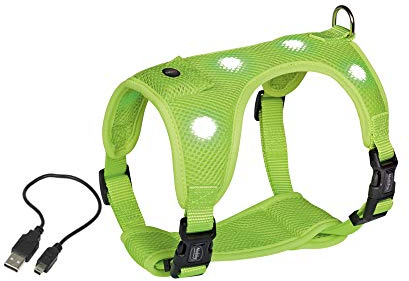 Nobby Geschirr FLASH MESH, neon gelb, M: Brust: 40-50 cm, Bauch: 45-60 cm, 1 Stück