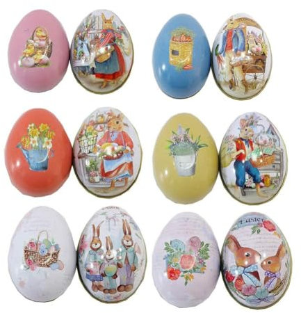 Osterdeko 6er Set Ostereier Eier Frühlingsdeko,DOTBUY Hühnereier Dekoeier Osterdekoration Frühlingsdeko Toys Kinderspielzeug Eisen Eier