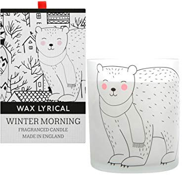 Wax Lyrical Winter Morning Candle, Up to 50 Hours Burn Time, 11cm x 11cm x 15cm