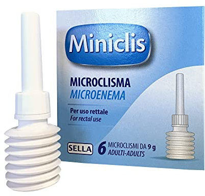 Sella Miniclis Adulti, 6 Microclismi da 9gr, 1