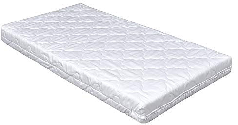 Baby Delux Baby Matratze Kindermatratze Komfort 70x140x9 cm für Babybett Kinderbett Babymatratze mit gestepptem Bezug Oeko-TEX