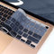 Silicone Keyboard Cover Skin for MacBook Air 13 inch A2337 M1 Chip Released in 2020 Touch ID & Retina Display US Version Ultra Thin Keyboard Protector Cover Skin Accessories, Grey
