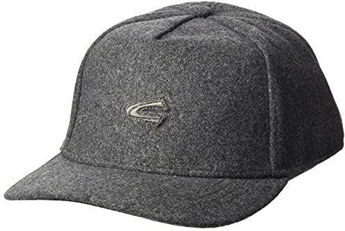 camel active Herren 406280/6C28 Baseballkappe, Dark Grey, OS