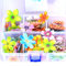 LICHENGTAI 100 Pièces comestibles Fleurs/Papillons en Papier Cupcake Dessert gâteaux Toppers fête danniversaire Décoration de Nourriture, pour Décoration de Gâteau de Fête de Mariage