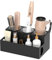 NIUBEE Haar-Werkzeug-Organizer, schwarzer Acryl-Haartrockner und Styling-Organizer, Badezimmer-Aufsatz-Föhn-Halter, Kosmetik-Caddy Aufbewahrungsständer für Zubehör, Make-up, Toilettenartikel