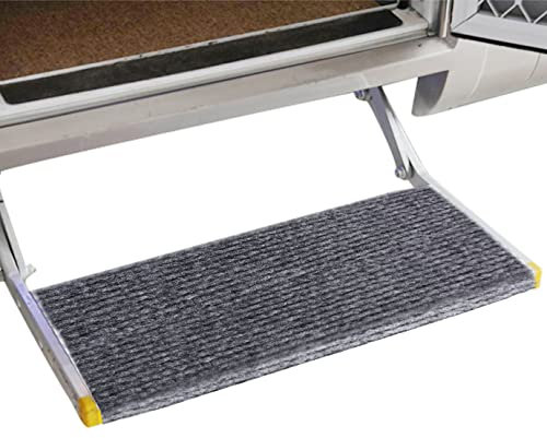 QUACOWW Marchepied de camping-car - Antidérapant - Tapis de qualité supérieure - Accessoires individuels - Tapis de camping (gris)
