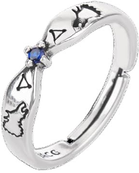 XJruixi Anime Ring Cosplay Adjustable Unisex Rings Jewelry Prop Accessories Gifts