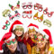 HAOMEEDUO 10 Stk Weihnachtsbrille Partybrillen Weihnachtsgläser Lustige Weihnachtsbrillen Weihnachtsbaum Brille Schneemann Weihnachten Dekoration für Erwachsene Weihnachtsfeier Maskerade