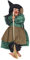 Halloween Hexe Deko Hängende Fliegende Hexe Figur mit leuchtenden Augen Hänge-Deko Scary Hexe Handwerk Ornamente Wandbehang Deko Hexe Reitend auf Besen Bar KTV Dekoration Horror Hexendekoration