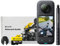 Insta360 X3 New Motorcycle Bundle - Waterproof 360 Action Camera with 1/2 48MP Sensors, 5.7K 360 Active HDR Video, 72MP 360 Photo, 4K Single-Lens, 60fps Me Mode, Stabilization, AI Editing