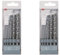 wolfcraft 8450000 1 Coffret de 5 Forets à Béton, Hm-ct, Ø 4-5 - 6-8 - 10 Mm, Angle de Pointe 130°, Din Iso 5468, Laminé argent (Lot de 2)