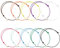 Tabanzhe 10 Pcs Heart Rope Bracelets – Symbolic Couple Bracelets with Adjustable Design,10 Colors Charm Bracelet Friendship Bracelets Gifts for Women Men Best Friends Lover Couple