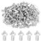Swpeet Juego de 100 remaches de núcleo de aluminio M5 de 11 mm con cabeza media redonda, remaches de expansión tipo golpe para dispositivos mecánicos domésticos
