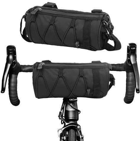 Bike Handlebar Bag: Cycling Front Bag with Shoulder Strap, 2.5L Waterproof