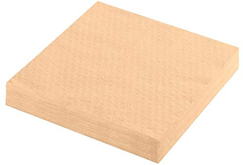 VEPATIM 1000 Servietten Prägeservietten 1-lagig 33 x 33 cm apricot