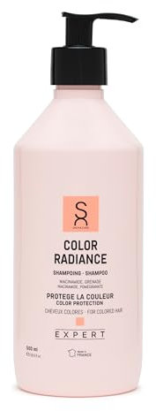 Sacha Care Expert Color Radiance Shampoo – Mit Granatapfel und Niacinamid für coloriertes Haar – Erhält Glanz und Gesundheit 500 ml