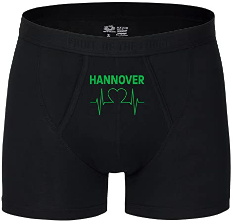 multifanshop Herren Boxer Short - Hannover - Herzschlag