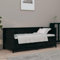 ShGaxin Tagesbett Schwarz 90x190 cm Massivholz Kiefer, Schlafsofa, Daybed, Bettsofa, Sofa Bed, Sofabett, Schlafcouch, Jugendbett, Bettgestell, Bettcouch - 820915