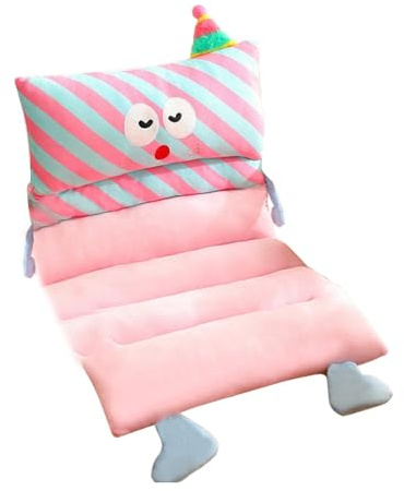 Hugsweet Stuhlkissen mit Rückenlehne, niedliches Sitzkissen mit Rückenlehne, Stuhlkissen, Komfortkissen, rutschfeste Bodenkissen, Sitzgelegenheit für Schlafzimmer, Sofa