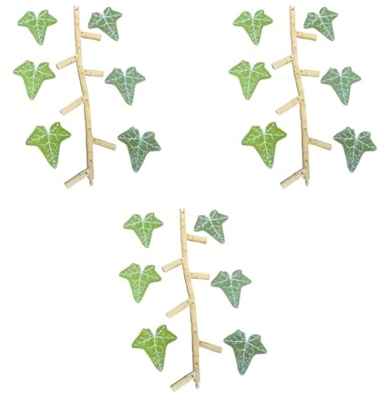 GIWFBQTR Ivy Refrigerator Tile 3D Printed Refrigerator Magnet Refrigerator Magnets are Used for Fake Ivy 3pcs