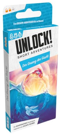 SPACE Cowboys, Unlock! Short Adventures: Der Gesang der Gischt, Familienspiel, 1-6 Spieler, ab 10+ Jahren, 40 Minuten, Deutsch