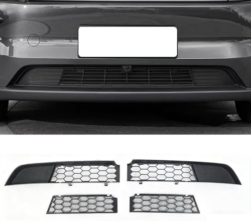 Ywooon Front Grill Mesh Insert Compatiable with 2025 2026 Tesla Model 3 Highland, Front Air Vent Cover Guard with Insect Protection (Applicable only to Manufactured After October 2025)
