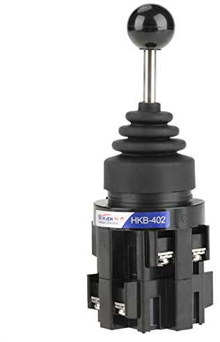 Aramox Joystick a 4 Posizioni Joystick Interruttore a Intermittente Interruttore a 4 Senza di Ritorno a Posizioni a Monoleva Dritto a Contatti Foro di Fissaggio a Vie