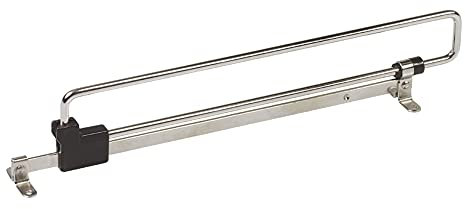 Amig - Porte-cintres Coulissant | Acier | Dimensions : 400 mm | Argent | Idéal pour Les placards ou Les dressings